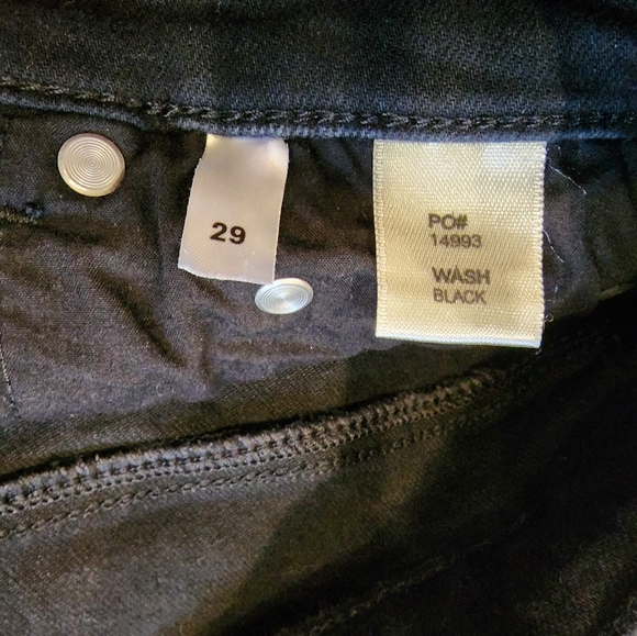 Reformation Straight Leg Black Wash Jeans Women's Size 29 - Picture 6 of 9